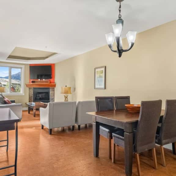 Fireplace, Free Park Pass, Solara Resort Amenities - Image 1