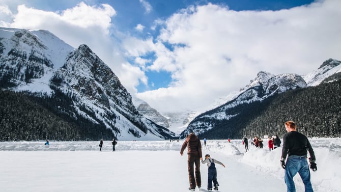 The Best Outdoor Ice Skating in Canmore, Banff and Lake Louise