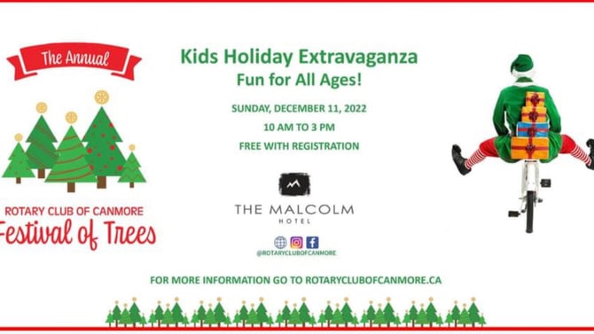 Kid's Holiday Extravaganza: Festival of Trees in Canmore, Alberta