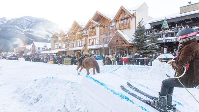 Banff Event- Skijoring